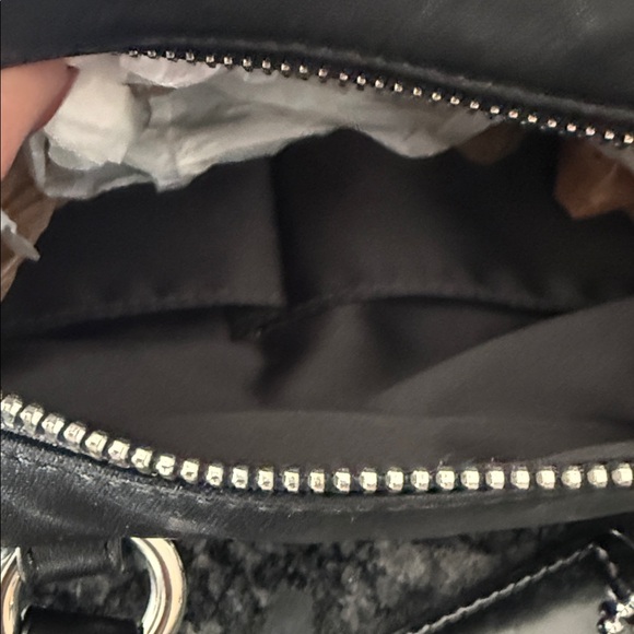 Authentic coach.  Black with signature C pattern. - Picture 8 of 11